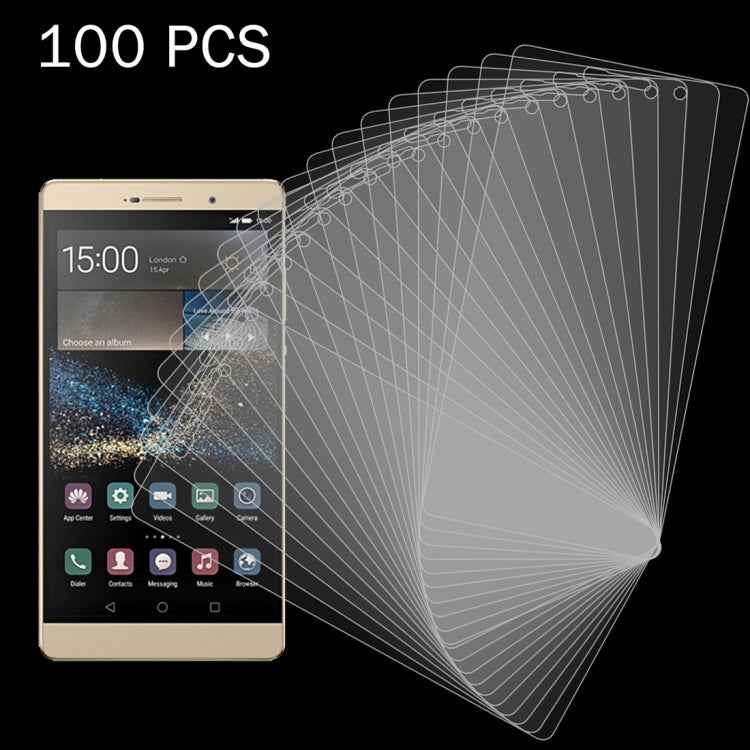 50 PCS for Huawei P8 Max 0.26mm 9H Surface Hardness 2.5D Explosion-proof Tempered Glass Film, No Retail Package