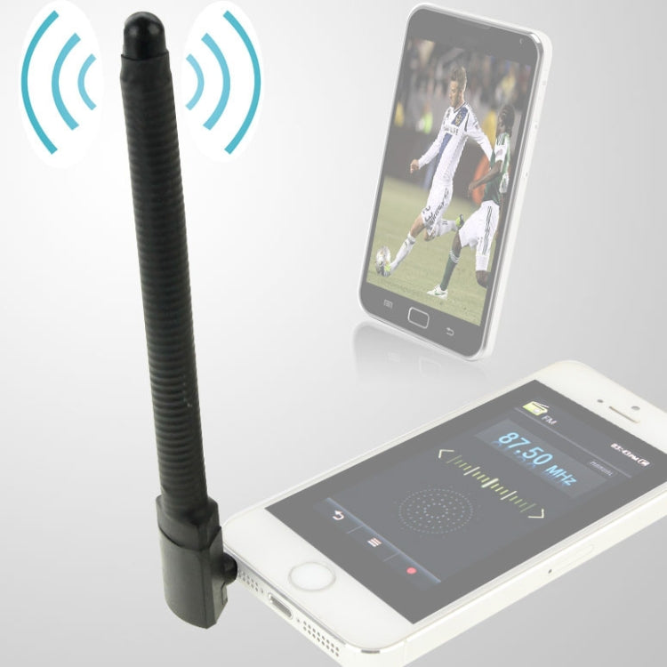 High Quality 6dBi 3.5mm Bending Style Mobile FM & TV Antenna