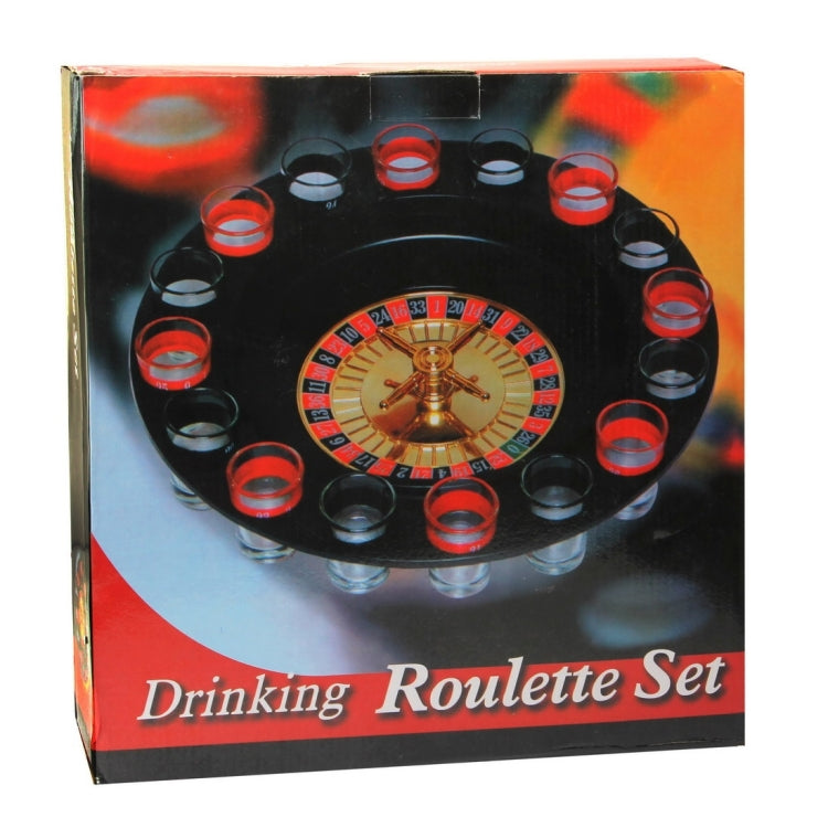 16 Shot Turntable Drinking Roulette Set, Turntable Drinking