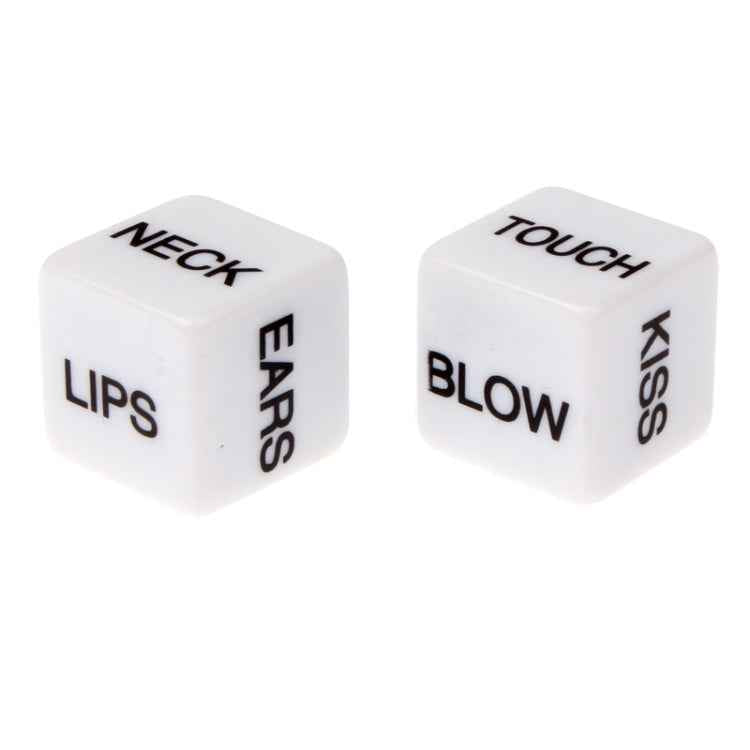 2 PCS Sexy Dice Bachelor Party Game / Novelty Gift Bedroom Toy for Lover, Size: 15mm x 15mm x 15mm, Size: 15mm x 15mm x 15mm 2 PCS