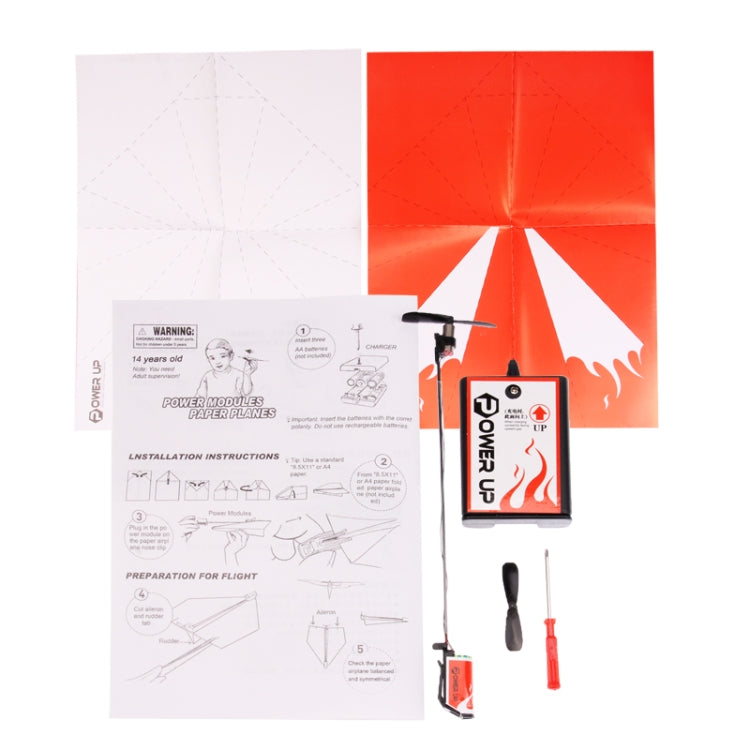 DIY Creative Power Up Airplane Rechargeable Airplane Electric Paper Airplane for Kids