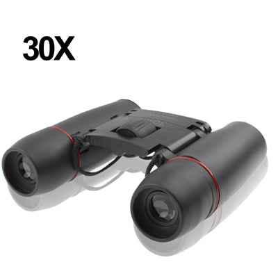 Mini Folded Field 7.2 Degree 126m / 1000m 30 x 60mm Red Multi-Coated Day Vision Outdoor Telescope Binoculars