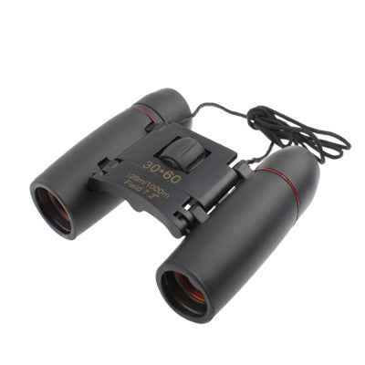 Mini Folded Field 7.2 Degree 126m / 1000m 30 x 60mm Red Multi-Coated Day Vision Outdoor Telescope Binoculars