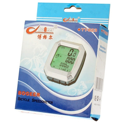 LCD Electronic Bicycle Speedometer , YT-823