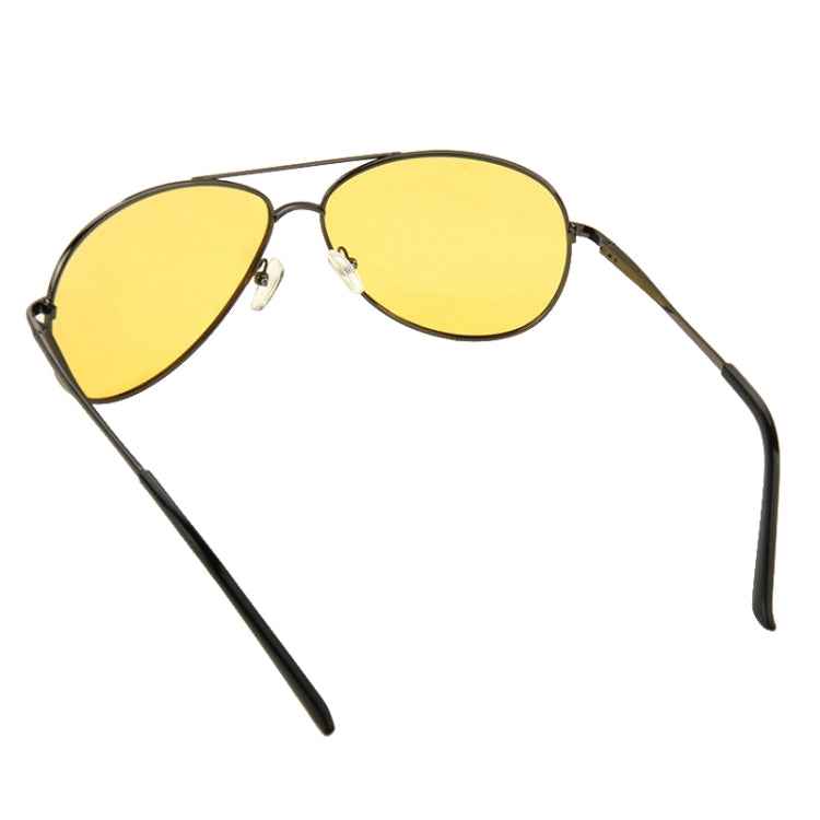 Frog Mirror UV 400 Yellow Lens Night Vision Polarized Eyeglasses, Frog Mirror Polarized Eyeglasses