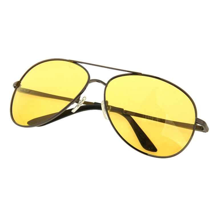 Frog Mirror UV 400 Yellow Lens Night Vision Polarized Eyeglasses, Frog Mirror Polarized Eyeglasses