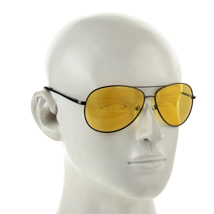 Frog Mirror UV 400 Yellow Lens Night Vision Polarized Eyeglasses, Frog Mirror Polarized Eyeglasses