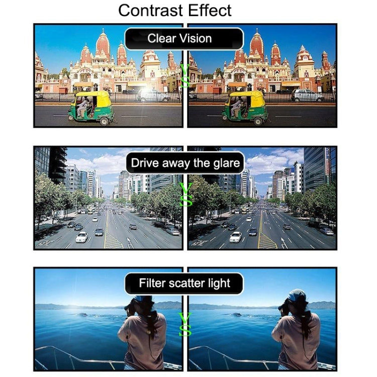 Frog Mirror UV 400 Yellow Lens Night Vision Polarized Eyeglasses, Frog Mirror Polarized Eyeglasses