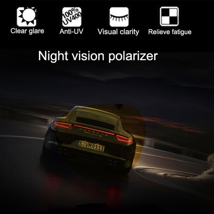 Frog Mirror UV 400 Yellow Lens Night Vision Polarized Eyeglasses, Frog Mirror Polarized Eyeglasses