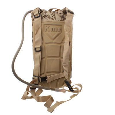 2.5L Duffle Nylon Waterbag Backpack with Tube / Waterbag, 2.5L, 2.5L (Black)