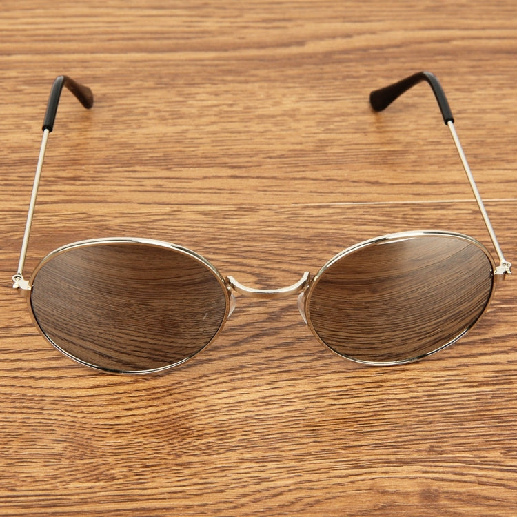 Oval Retro UV400 UV Protection Metal Frame AC Lens Sunglasses, S-OG-1410G, S-OG-1410J, S-OG-1410L, S-OG-1410R, S-OG-1410W