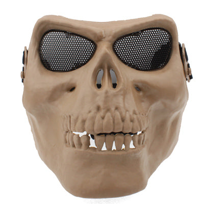 High Intensity Terrifying Evil Facepiece Skeleton Anti BB Bomb Face Mask with Elastic Bands