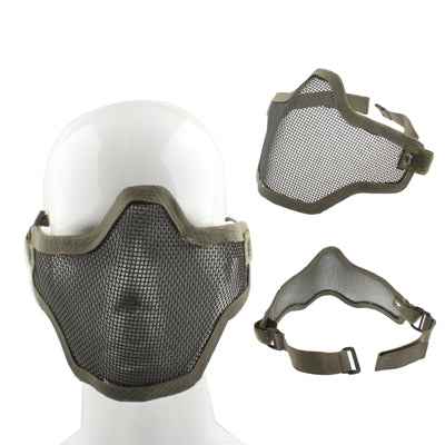 Half Face Net Mesh Style Protection Mask with Elastic Strap