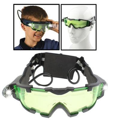 Night Vision Goggles with Flip-out Blue LED Lights, Night Vision Goggles