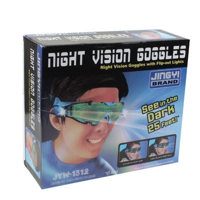 Night Vision Goggles with Flip-out Blue LED Lights, Night Vision Goggles
