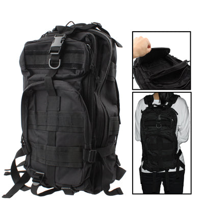 Nylon Oxford Waterproof 3P Backpack Bag with Adjustable Strap