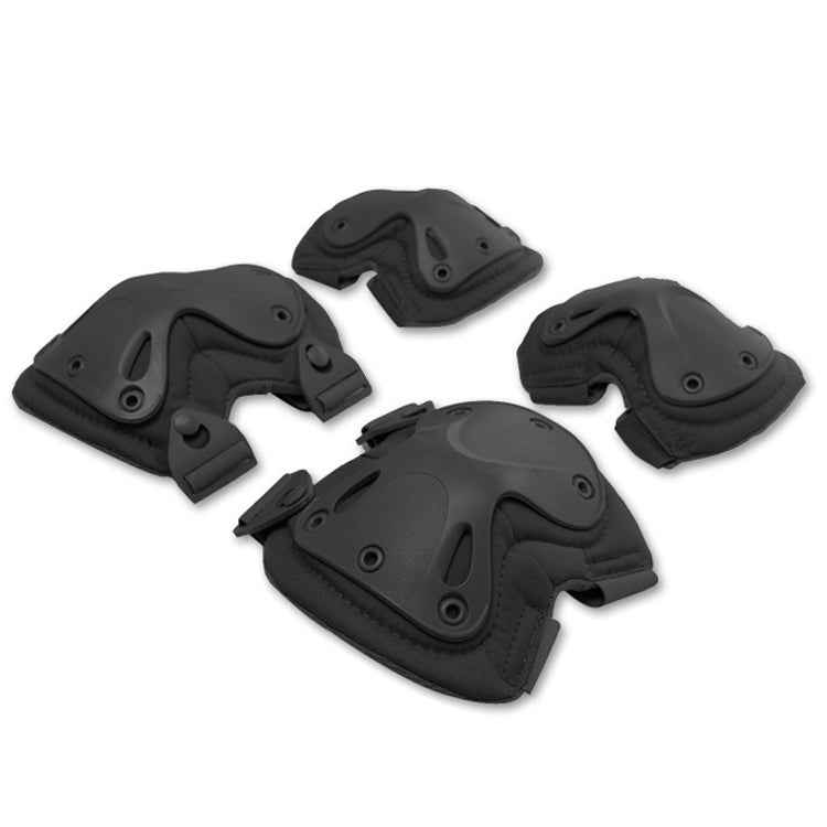 Unique X-shaped Couples Hatch XTAK Knee and Elbow Pads Protective Gear, Pads Protective Gear(Black)