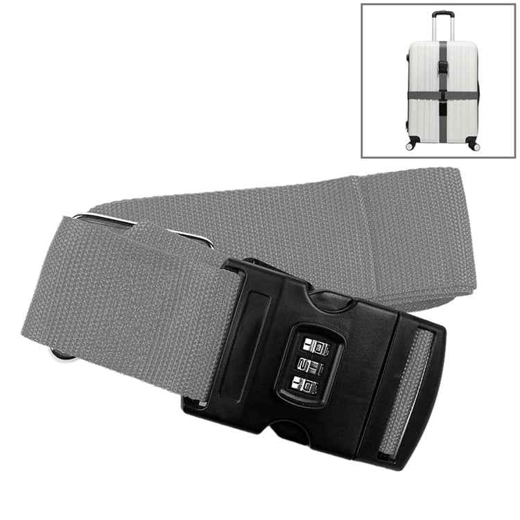 Luggage Strap Cross Belt Adjustable Packing Band Belt Strap with Password Lock for Luggage Travel Suitcase