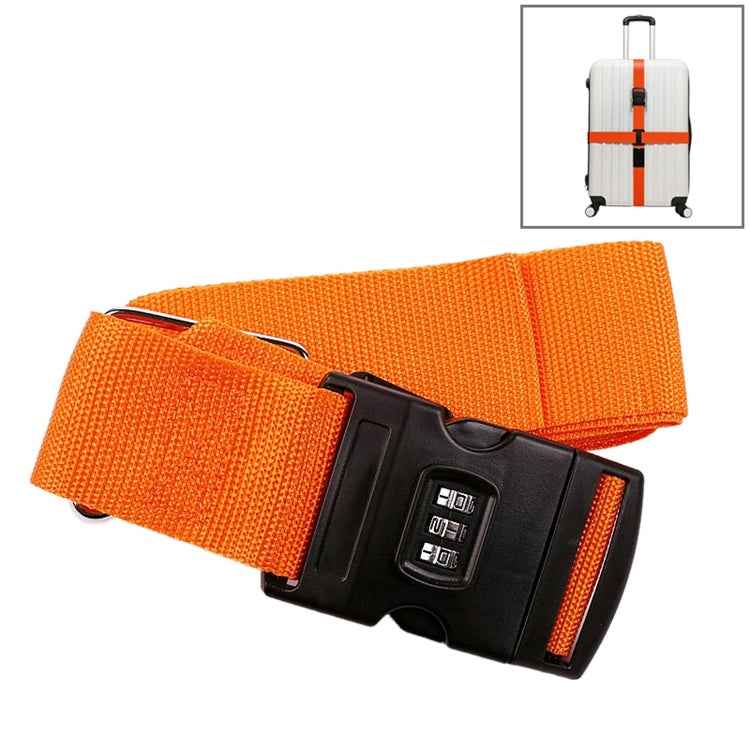 Luggage Strap Cross Belt Adjustable Packing Band Belt Strap with Password Lock for Luggage Travel Suitcase