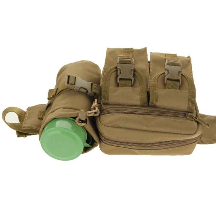 Outdoor Waist Bag with Water Bottle Pouch