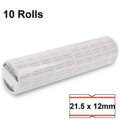 High Quality Handheld ink Price Labeller Paper, Labels Specifications: 21.5mm x 12mm, No. 3210 (10 Rolls in one packing, the price is for 10 Rolls)