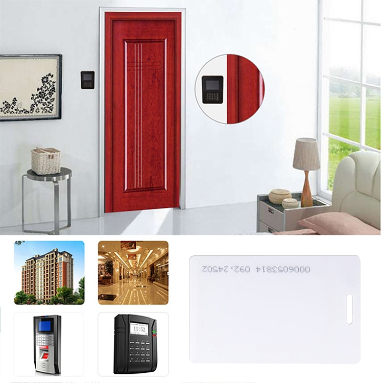 10PCS EM ID Card TK4100/EM4100 125KHZ Thick Card Access Control System Card for Access Control Time Attendance