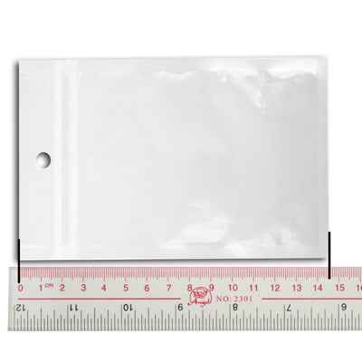 100x 5.8 inch Zip Lock Plastic Poly Bag, Size: 14.5 x 10.5cm (100pcs in one package, the price is for 100pcs)