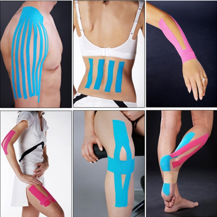 Subsection Waterproof Kinesiology Tape Sports Muscles Care Therapeutic Bandage (2.5cm x 5m), Size: 2.5m x 2.5cm