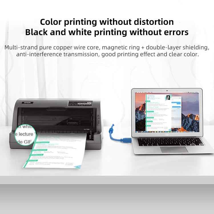 USB 3.0 A Male to B Male Extension / Data Transfer / Printer Cable, Length: 5m