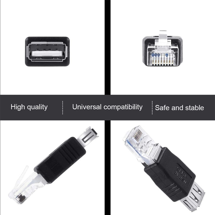 Adaptador RJ45 macho a USB AF