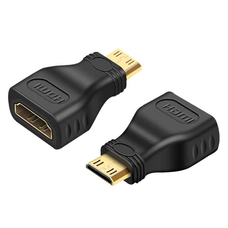Gold Plated Mini HDMI Male to HDMI 19 Pin Female Adapter