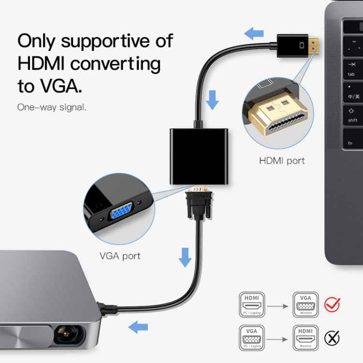 20cm HDMI 19 Pin Male to VGA Female Cable Adapter