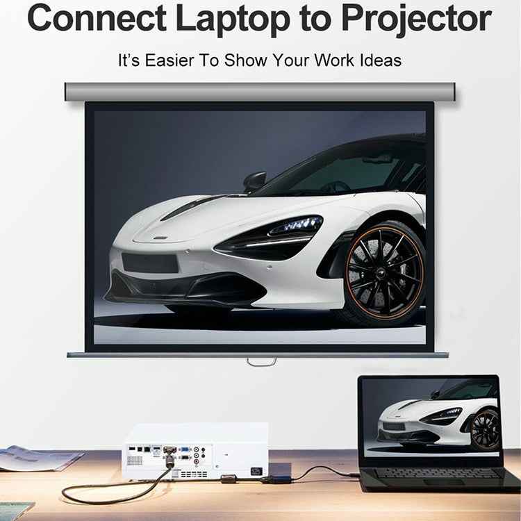 22cm Full HD 1080P Micro HDMI Male to VGA Female Video Adapter Cable with Audio Cable, Micro HDMI