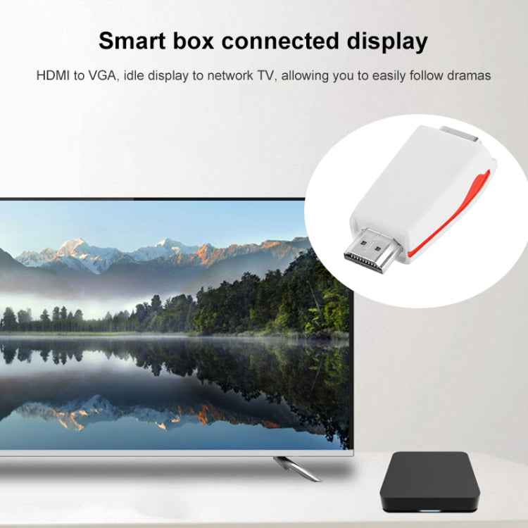 Full HD 1080P HDMI to VGA Adapter for Power and Audio