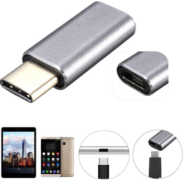 Aluminum Micro USB to USB 3.1 Type-C Converter Adapter
