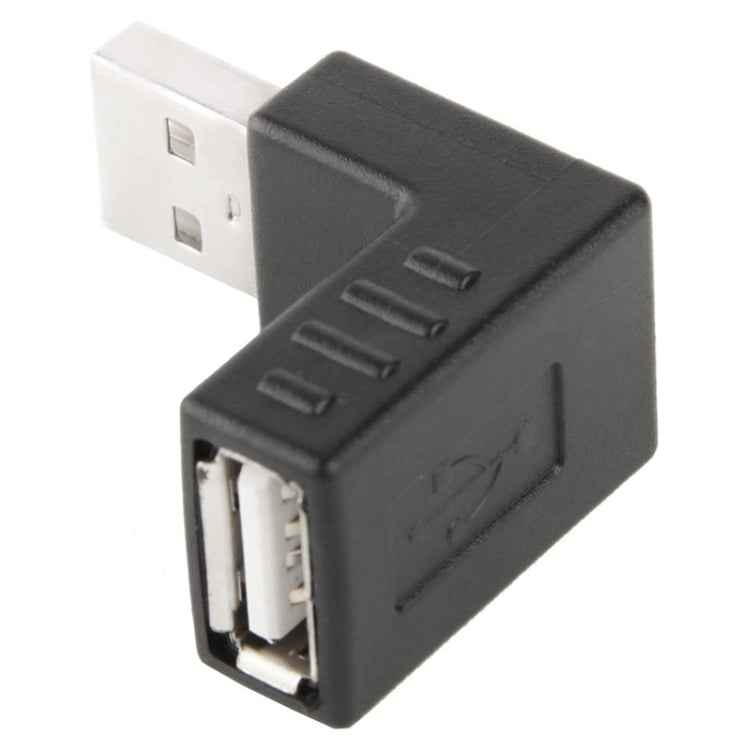 USB 2.0 AM to AF Adapter with 90 Degree Angle