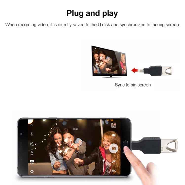 Micro USB to USB 2.0 Adapter with OTG Function