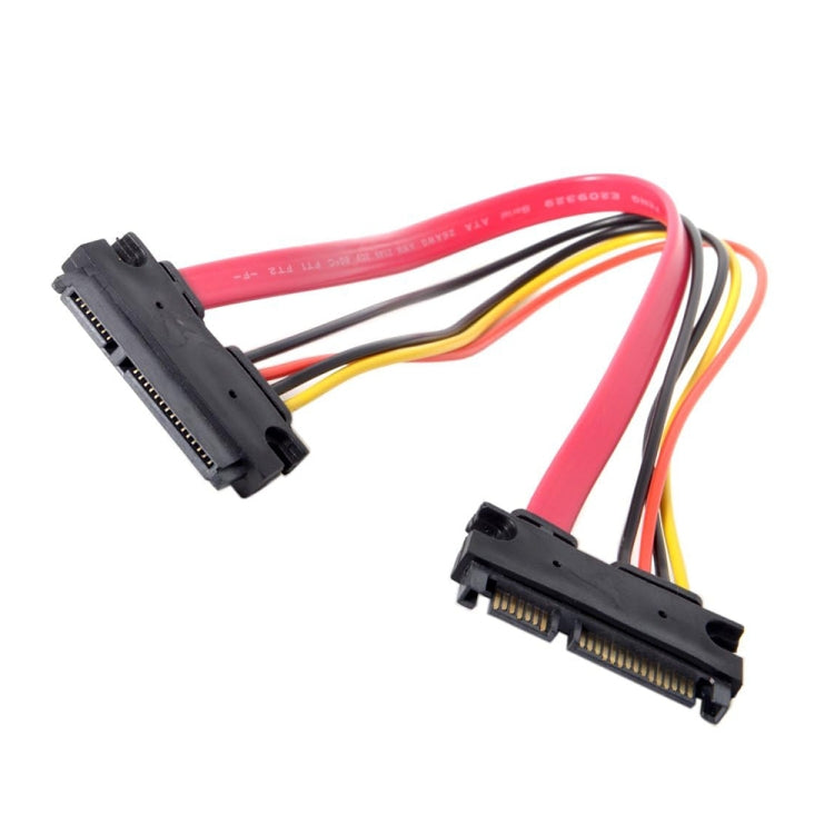 15 + 7 Pin Serial ATA Male to Female Data Power Extension Cable for SATA HDD, Length: 50cm, S-PC-0638, S-PC-0638A