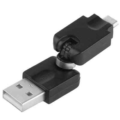 USB 2.0 AM to Micro USB 360 Degree Swivel Adapter for Galaxy S IV / i9500 / S III / i9300 /Note II / N7100 / i9220 / i9100 / i9082 / Nokia / LG / BlackBerry / HTC One X /Amazon Kindle / Sony Xperia etc