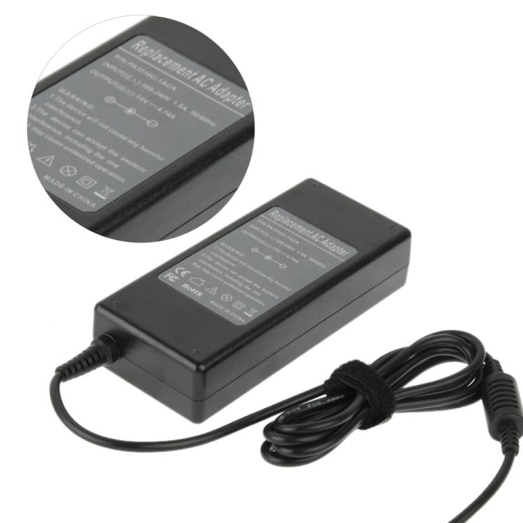 90W 19V 4.74A AC Adapter for Toshiba Networking, Output Tips: 5.5 x 2.5mm, 4.74A