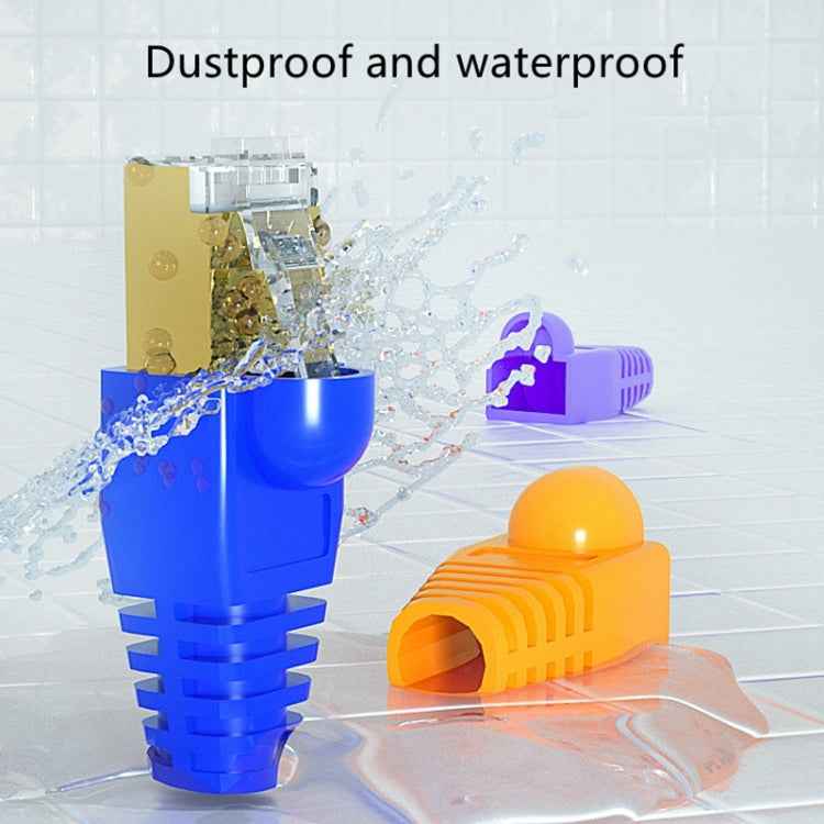 Network Cable Boots Cap Cover for RJ45, Green (500 pcs in one packaging , the price is for 500 pcs)