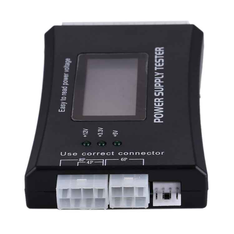 Digital LCD Display PC Computer 20/24 Pin Power Supply Tester Checker Power Measuring Diagnostic Tester Tool