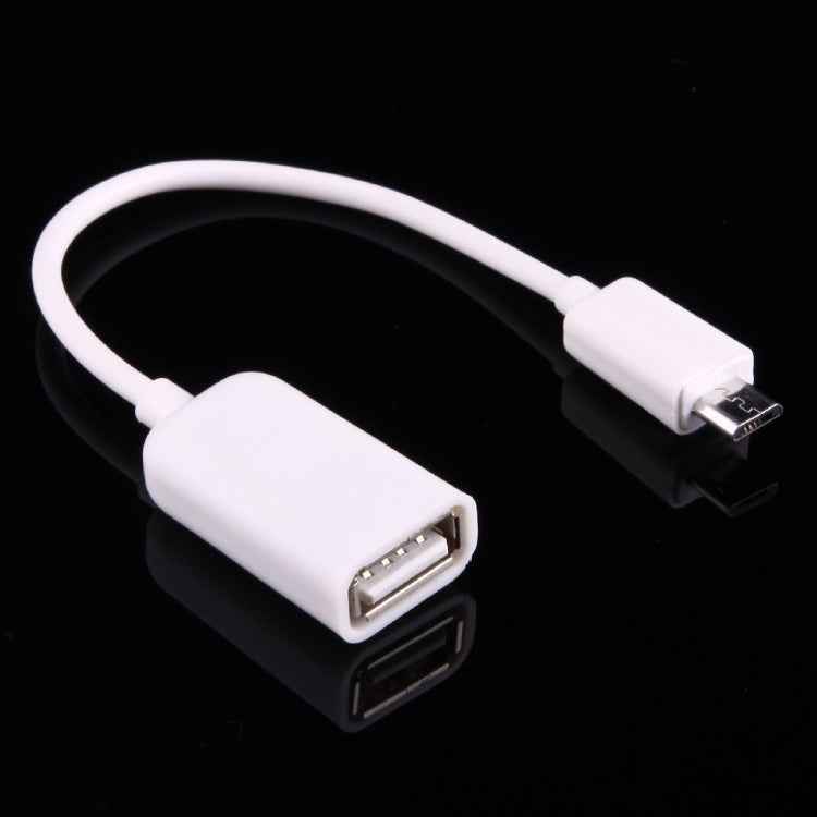 High Quality USB 2.0 AF to Micro USB 5 Pin Male Adapter Cable with OTG Function, Length: 15cm