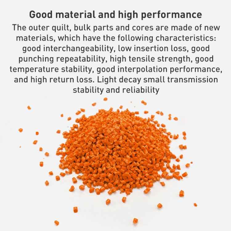 FC-ST Dual-Core Multi Mode Fiber Optic Jumper,Length: 3m