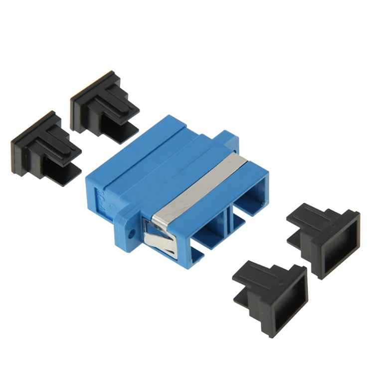 SC-SC Multimode Duplex Fiber Flange / Connector / Adapter / Lotus Root Device