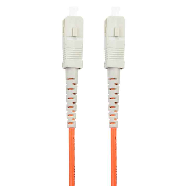 SC-SC Single-Core Multi Mode Fiber Optic Jumper,Length: 3m
