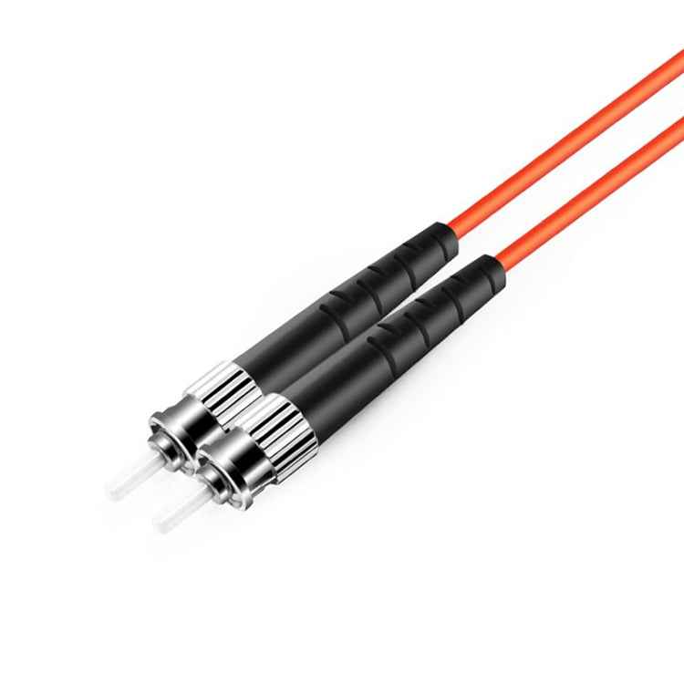 ST-ST Single-Core Multi Mode Fiber Optic Jumper,Length: 3m