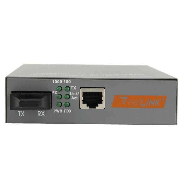 10/100/1000M Single mode Gigabit Adaptive Optical Transceiver