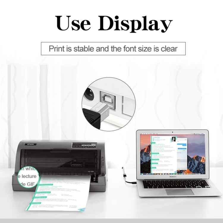 USB 2.0 A Male to B Male Extension / Data Transfer / Printer Cable, Length: 4.5m