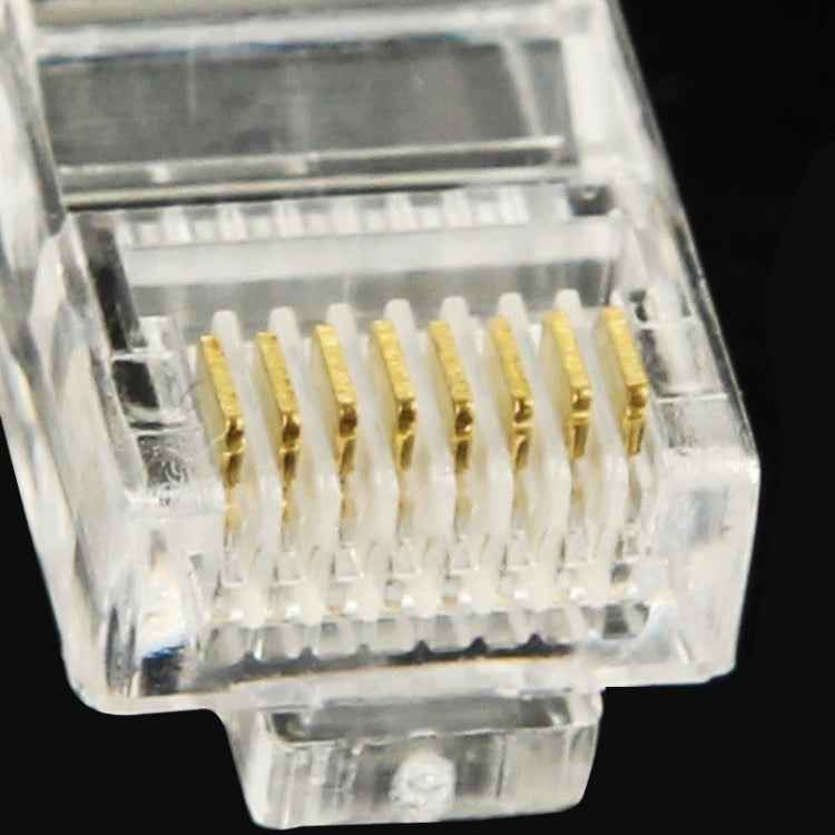 100pcs /Pack RJ45 Connector Modular Plug, Gold: 3u